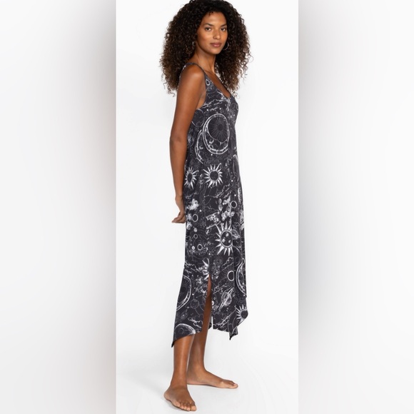 JOHNNY WAS Cotton/Modal THE TANK SLEEP DRESS in Mina Celestial Print Size Large - Picture 2 of 8